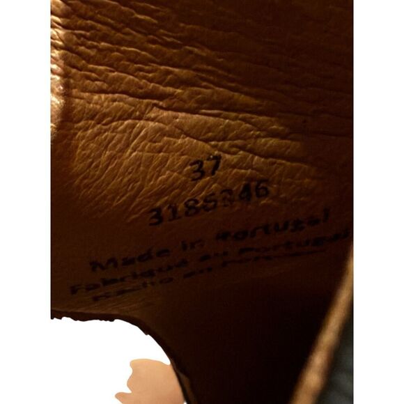 Free People Wilder Black Leather Ankle Booties Size 37 US 7 - Picture 9 of 9